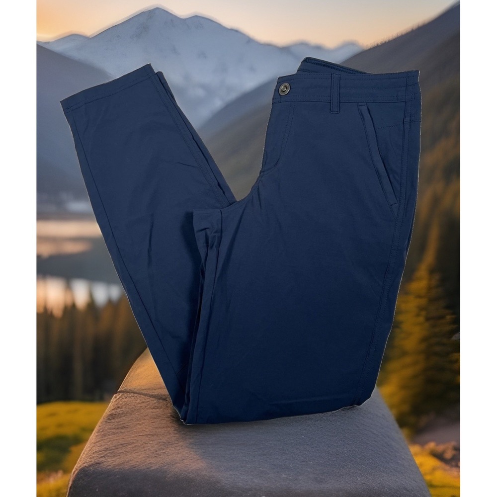 KUHL Womens 6 Regular Splash Straight Hiking Pants Navy Blue Stretch Lightweight
